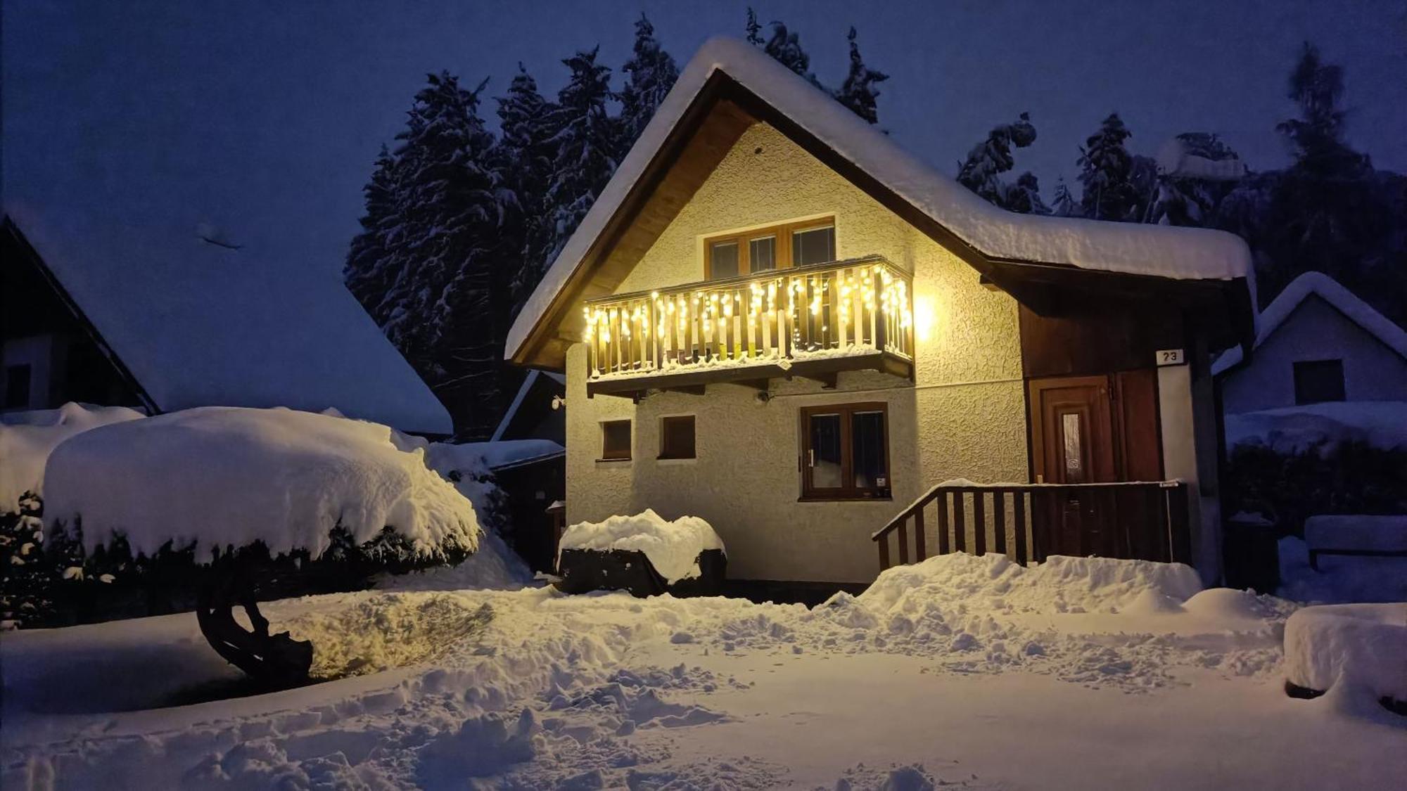 Chata Marecek - V Lesni Osade U Reky Luznice Skalice Exterior foto